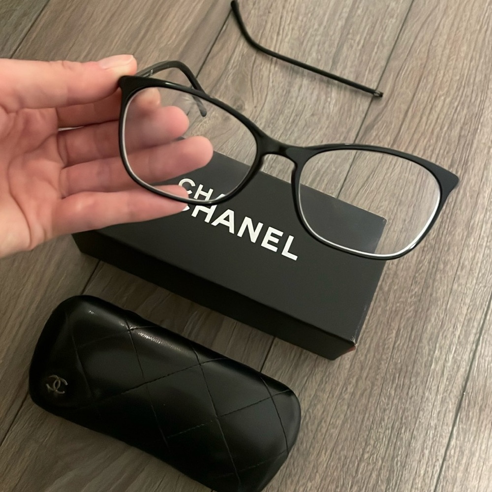 Broken Chanel Prescription Glasses